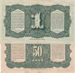 Netherlands, 50 Cents and 1 Gulden, 1943, ... 