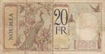 New Caledonia, 20 Francs, 1929, VF, p37a