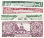 Paraguay,  Total 4 banknotes