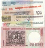 Peru,  Total 6 banknotes