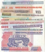 Peru,  Total 10 banknotes
