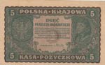Poland, 5 Marek, 1919, ... 