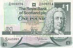 Scotland, 1 Pound,  UNC, 