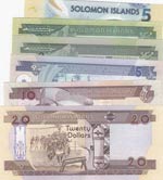 Solomon Islands,  Total 6 banknotes