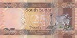 South Sudan, 25 Pounds, 2011, UNC, p8