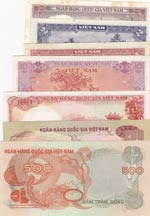 South Vietnam,  Total 8 banknotes