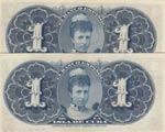 Spain, 1 Peso, 1896, UNC, p47a, Total 2 ... 