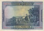 Spain, 100 Pesetas, 1928, XF, p76