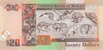 Belize, 20 Dollars, 2017, UNC, p69f