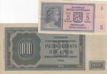 Bohemİa ve Moravia,  total 2 banknotes