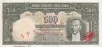 Turkey, 500 Lira, 1939, ... 