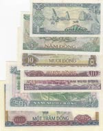 Vietnam,  Total 7 banknotes
