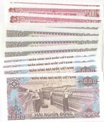 Vietnam,  Total 12 banknotes