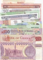 Mix Lot,  UNC,  total 11 banknotes