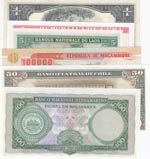 Mix Lot,  UNC,  Lot of 6 different banknotes