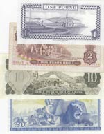 Mix Lot,  Total 4 banknotes