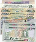 Mix Lot,  Total 8 banknotes with Queen ... 
