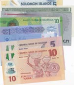 Mix Lot,  Total 8 banknotes