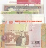 Mix Lot,  Total 17 banknotes