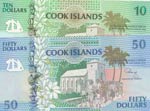 Cook Islands, 10 - 50 Dollars, 1992, UNC, ... 