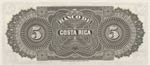 Costa Rica, 5 Pesos , 1899, UNC, pS163r 