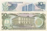 Costa Rica,  Different 2 banknotes