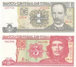 Cuba, 1 Peso, 3 Peso, ... 