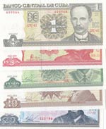 Cuba , 1 Peso, 3 Pesos, ... 