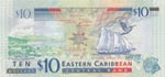 East Caribbean States, 10 Dollars, 2015, ... 