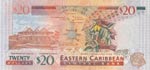 East Caribbean States, 20 Dollars, 2012, ... 