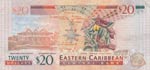 East Caribbean States, 20 Dollars, 2015, VF, ... 