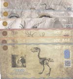 Fantasy Banknotes, 4, 5, 6, 7, 8, 9 Ice ... 
