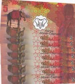 Fantasy Banknotes, 5 Dollars(7), 2017, UNC, 