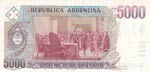 Argentina, 5.000 Pesos Argentinos, ... 