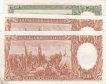 Arjantin,  total 3 banknotes