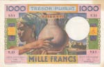 French Afars and Issas, 1.000 Francs, 1974, ... 