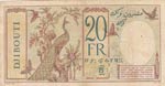 French Somaliland, düzeltme var, 20 Francs  ... 