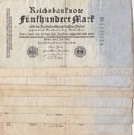 Germany, 500 Mark, 1922, ... 