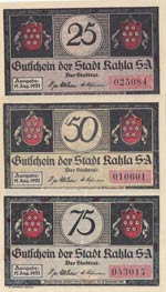 Germany, 25 Pfennig, 50 Pfennig, 50 Pfennig, ... 