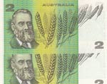 Australia, 2 Dollars, 1983, differant cond., ... 