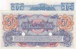 Great Britain, 1 Shilling and 5 Shillings,  ... 