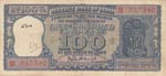 India, 100 Rupees, 1967, ... 