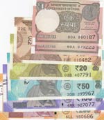 India,  Total 7 banknotes