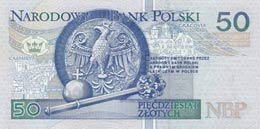 Poland, 50 Zlotych, 1994, XF, p175  