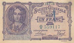 Belgium, 1 Franc, ... 
