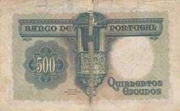 Portugal, 500 Escudos, 1942, FINE, p155  ... 