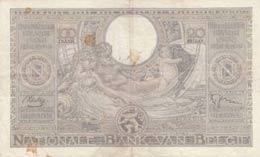 Belgium, 100 Francs-20 Belgas, 1938, VF, ... 
