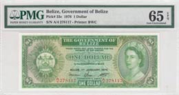 Belize, 1 Dollar, 1976, ... 
