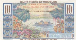Saint Pierre & Miquelon, 10 Francs, 1950, ... 