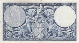 Scotland, 1 Pound, 1958, VF, pS336  